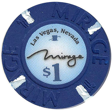 Mirage Casino, Las Vegas NV $1 Casino Chip 2015 - Spinettis Gaming