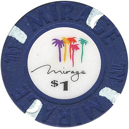 Mirage Casino Las Vegas $1 chip 1989 - Spinettis Gaming