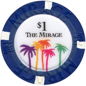 Mirage Casino, Las Vegas NV $1 Casino Chip 1996 - Spinettis Gaming