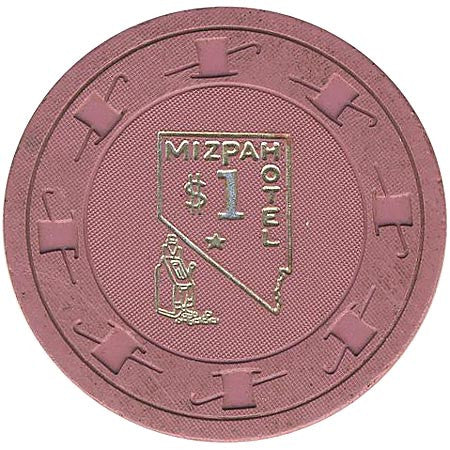 Mizpah Hotel $1 (lilac) chip - Spinettis Gaming - 2