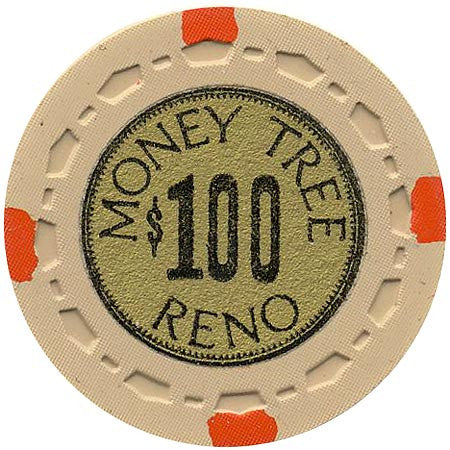 Money Tree Casino Reno Nevada $100 Chip 1969