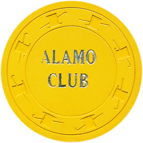 Alamo Club Casino Pioche Nevada 25 cent Chip 1952