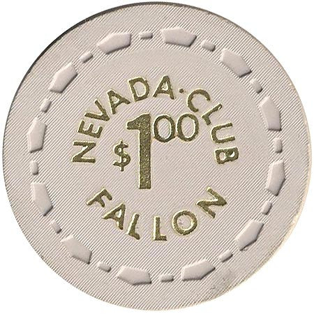 Nevada Club $1 (beige) (1) chip - Spinettis Gaming - 2