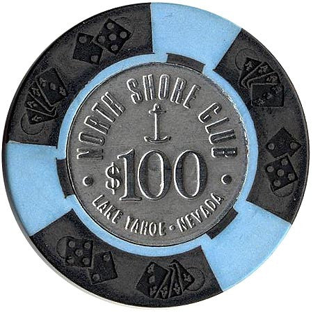 North Shore Club $100 Chip (Coin Inlay) - Spinettis Gaming