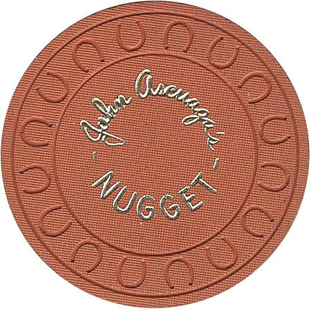 Nugget (John Ascuaga) (orange) chip - Spinettis Gaming - 2
