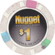 Nugget Casino Resort Sparks Nevada $1 Chip 2016