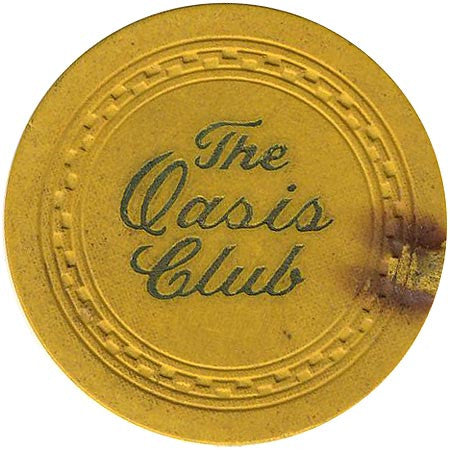 The Oasis Club (yellow) chip - Spinettis Gaming - 1