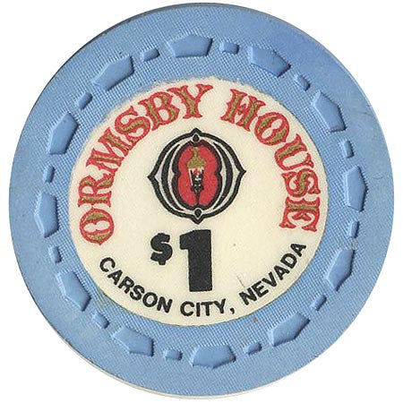 Ormsby House $1 (blue) chip - Spinettis Gaming - 1