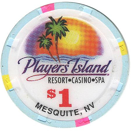 Player's Island $1 chip - Spinettis Gaming - 1