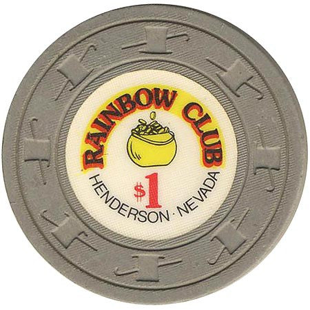 Rainbow Club $1 Paulson chip (long cane) - Spinettis Gaming - 1