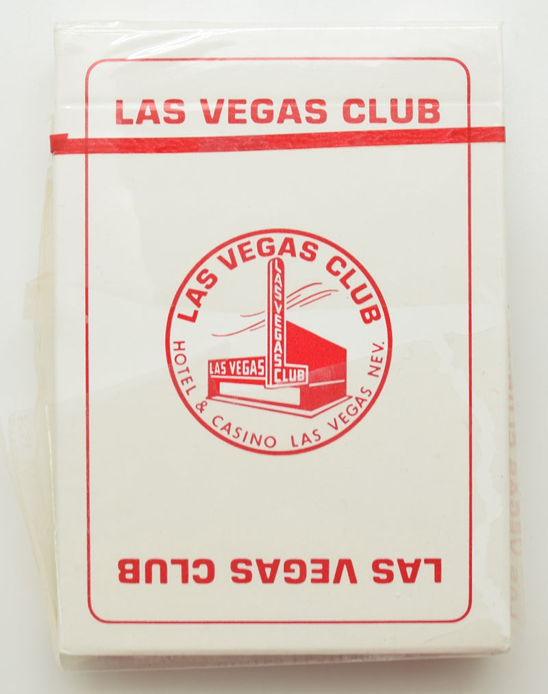 Las Vegas Club New Red Playing Cards Las Vegas Nevada