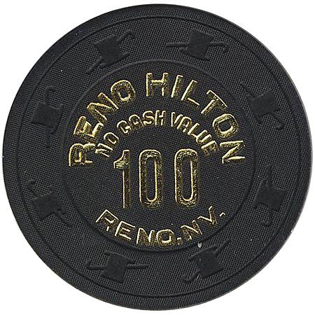 Reno Hilton (NCV) (black) chip - Spinettis Gaming - 2