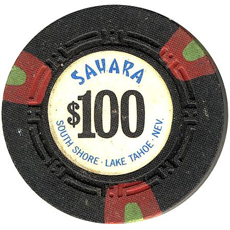 Sahara Tahoe $100 (black) chip - Spinettis Gaming