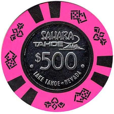 Sahara Tahoe $500 (hot pink) chip - Spinettis Gaming - 1