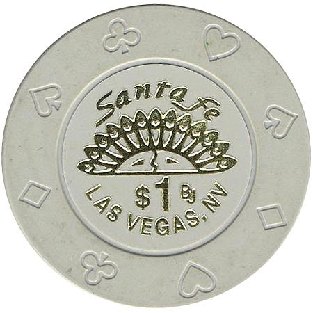 Santa Fe $1 (gray) chip - Spinettis Gaming - 1