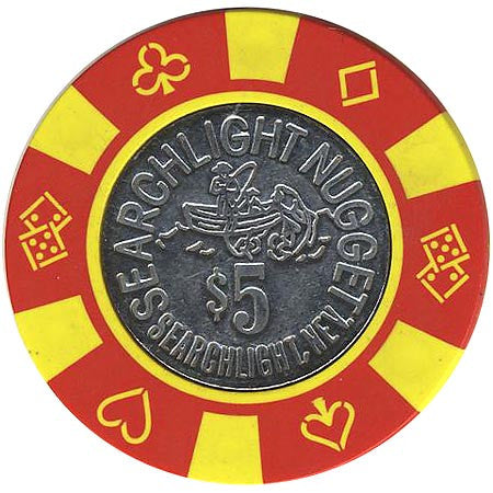 Searchlight Nugget $5 (red) chip - Spinettis Gaming - 2