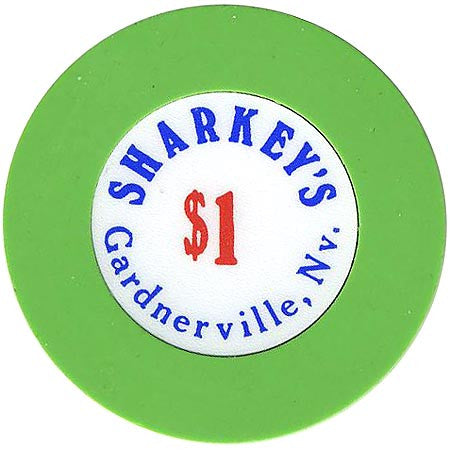 Sharkey's $1 (green) chip - Spinettis Gaming - 2