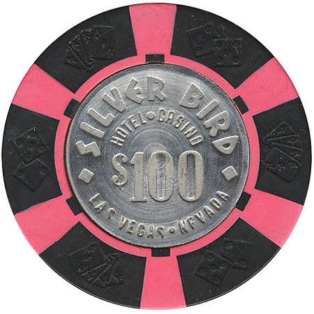Silver Bird Casino Las Vegas $100 chip 1976 - Spinettis Gaming