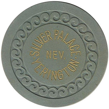 Silver Palace Yerington Roulette chip (grey) - Spinettis Gaming