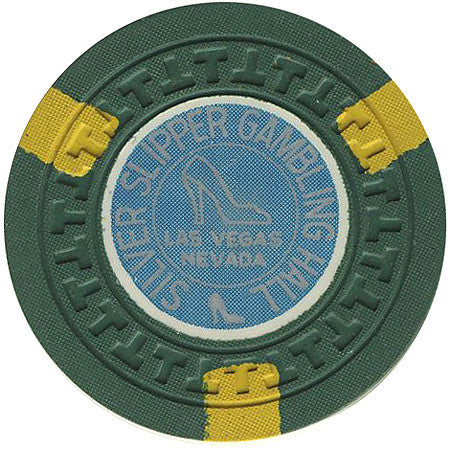 Silver Slipper $100 (green) chip - Spinettis Gaming - 1