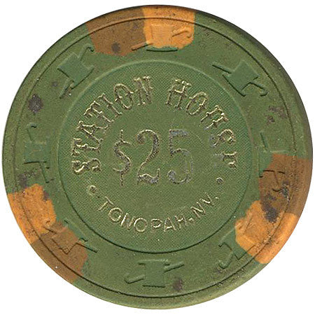 Station House $25 (green) chip - Spinettis Gaming - 1