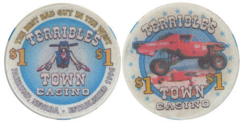 Terrible's Casino Pahrump Nevada $1 Chip ChipCo. 2001