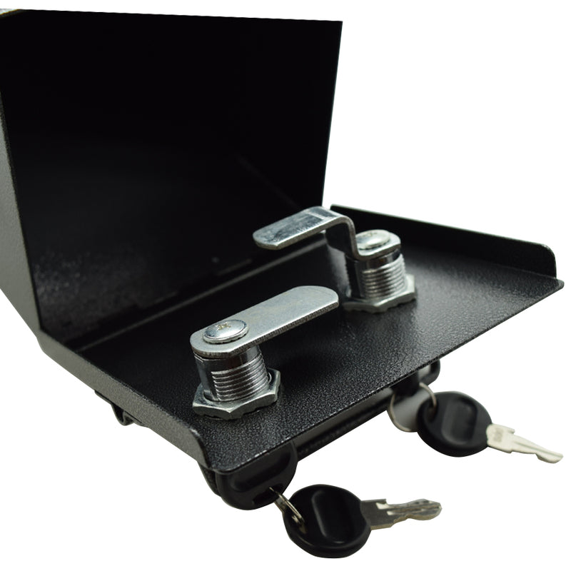 Small Drop Box (Textured) with Locks, Keys & Table Bracket