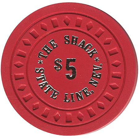 The Shack $5 (red) chip - Spinettis Gaming - 2