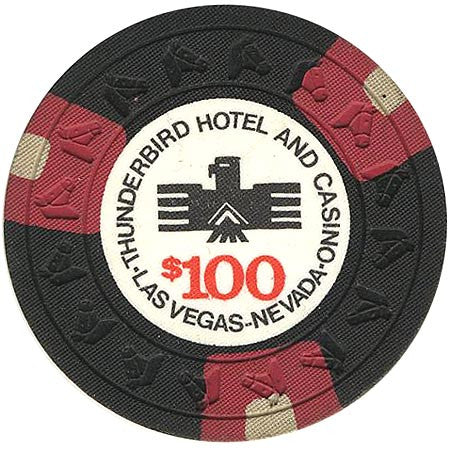 Thunderbird Casino Las Vegas $100 chip 1973 - Spinettis Gaming