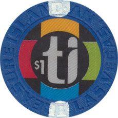 Treasure Island Casino Las Vegas Nevada $1 Chip 2003