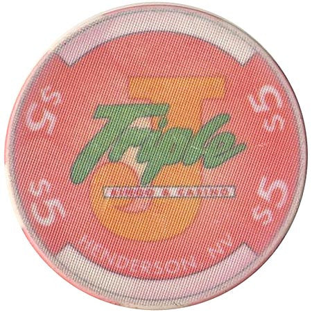 Triple J $5 (pink) chip - Spinettis Gaming - 1