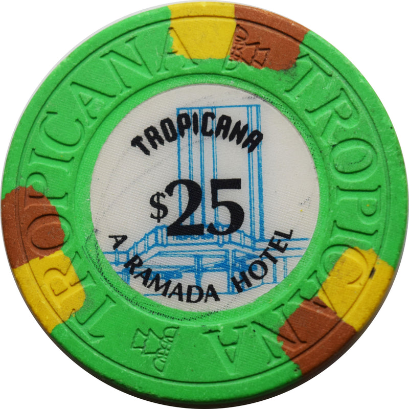 Tropicana Casino Las Vegas Nevada $25 Chip