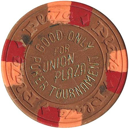 Union Plaza (NCV) (brown) Poker Tournament chip - Spinettis Gaming - 2