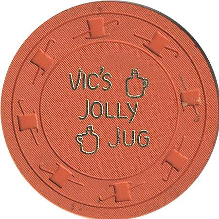 Vic's Jolly Jug $1 (orange) chip - Spinettis Gaming - 2