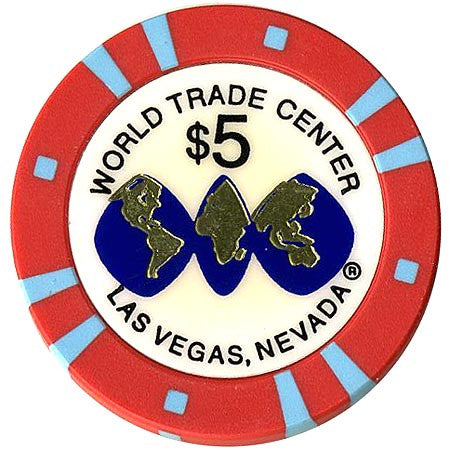 World Trade Center $5 Casino Chip - Spinettis Gaming - 2
