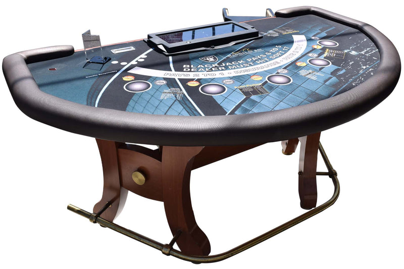 Las Vegas Raiders Blackjack Table, $25 Chips for Sale