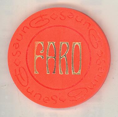 Las Vegas Game Series: Faro and Faro Casino Chips