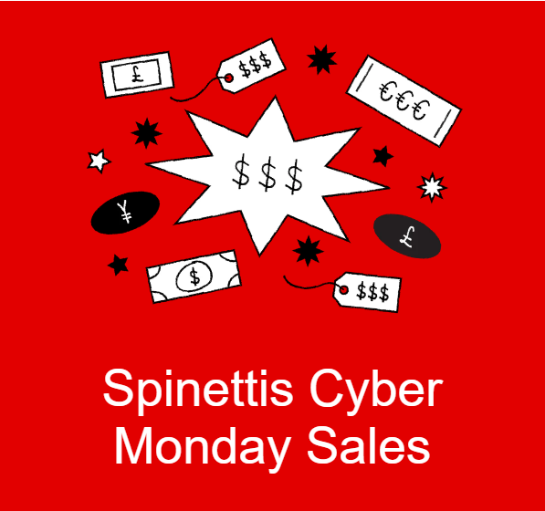 Spinettis Cyber Monday Sales
