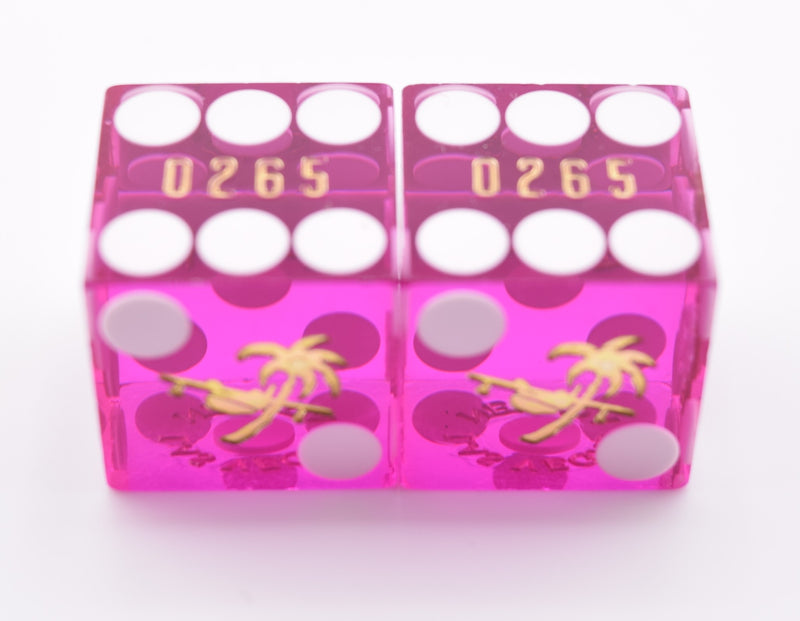 Margaritaville Las Vegas Nevada Purple Dice Matching Pair