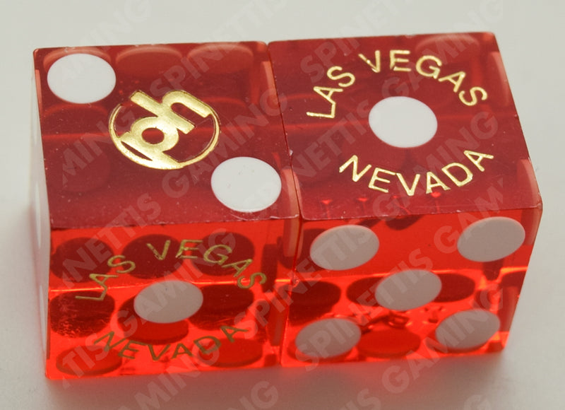 Planet Hollywood Las Vegas Nevada Red Matching Number Pair of Dice