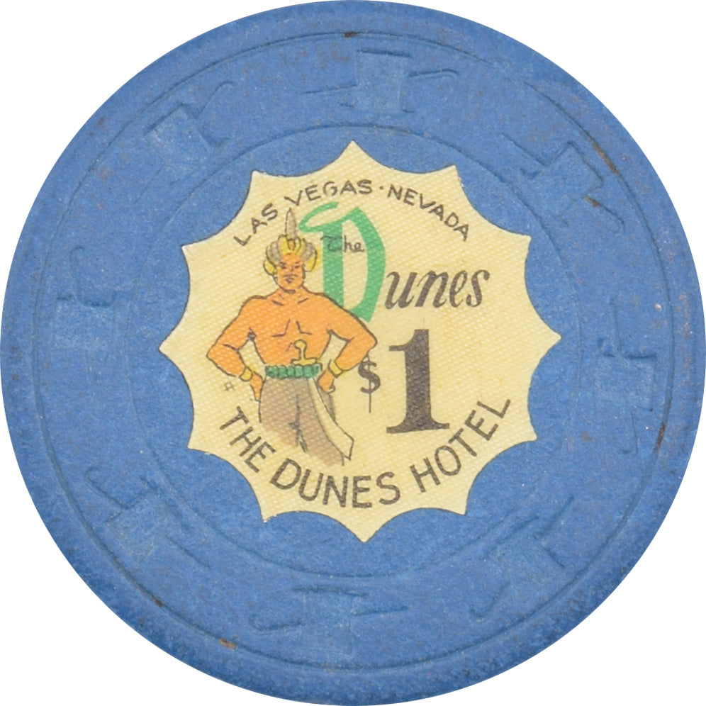 Dunes Hotel Casino Las Vegas Nevada $1 Chip 1964