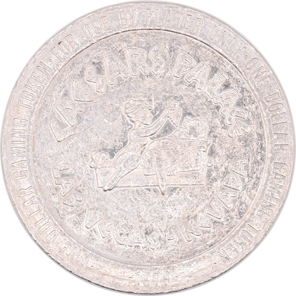 Caesars Palace Casino Las Vegas Nevada $1 Gaming Token 1979