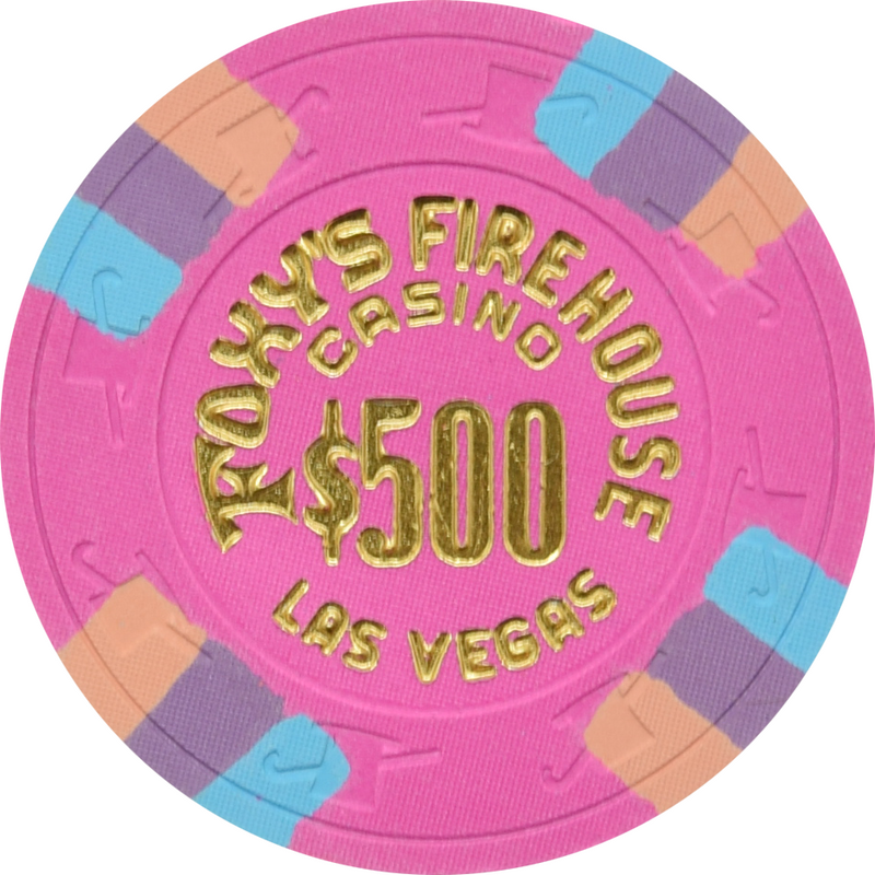 Foxy's Firehouse Casino Las Vegas Nevada $500 Chip 1995