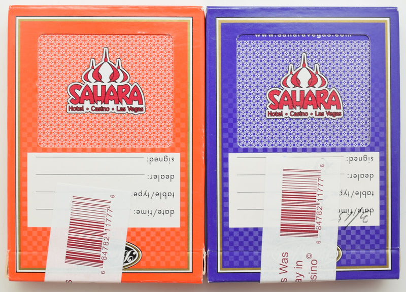 Sahara Casino Las Vegas Playing Card Deck Used