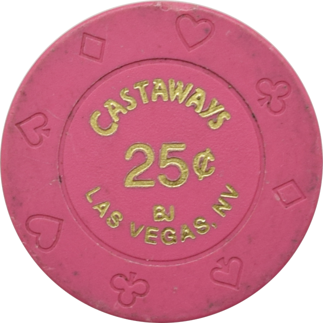 Castaways Casino Las Vegas Nevada 25 Cent Chip 2003