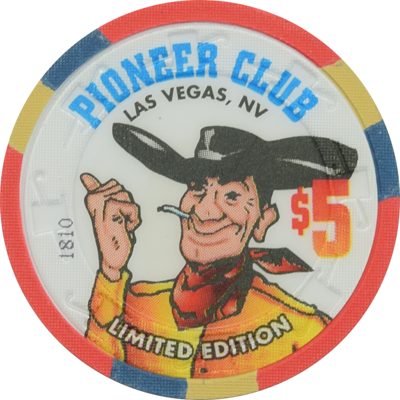 Pioneer Club Casino Las Vegas Nevada Fremont Street 1920s Chip 1995
