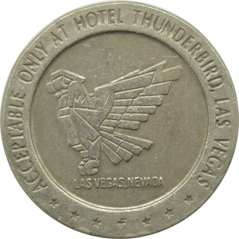 Thunderbird Casino Las Vegas Nevada $1 Token 1967