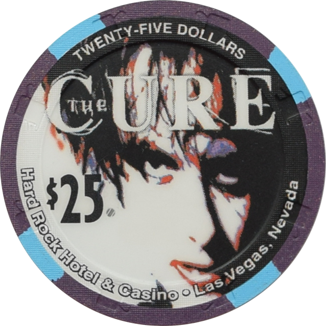 Hard Rock Casino Las Vegas Nevada $25 The Cure Chip 2000