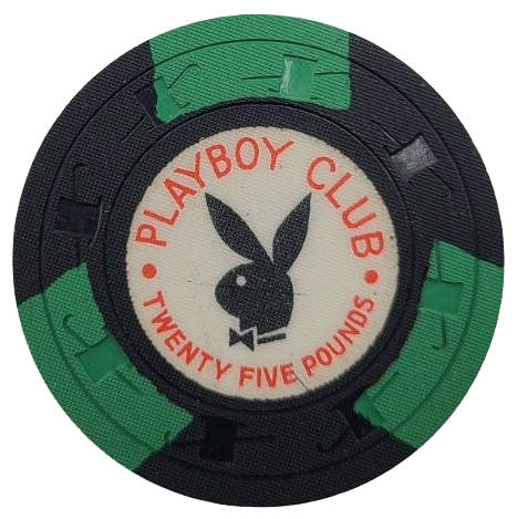Playboy Club Casino London England £25 Pounds Chip