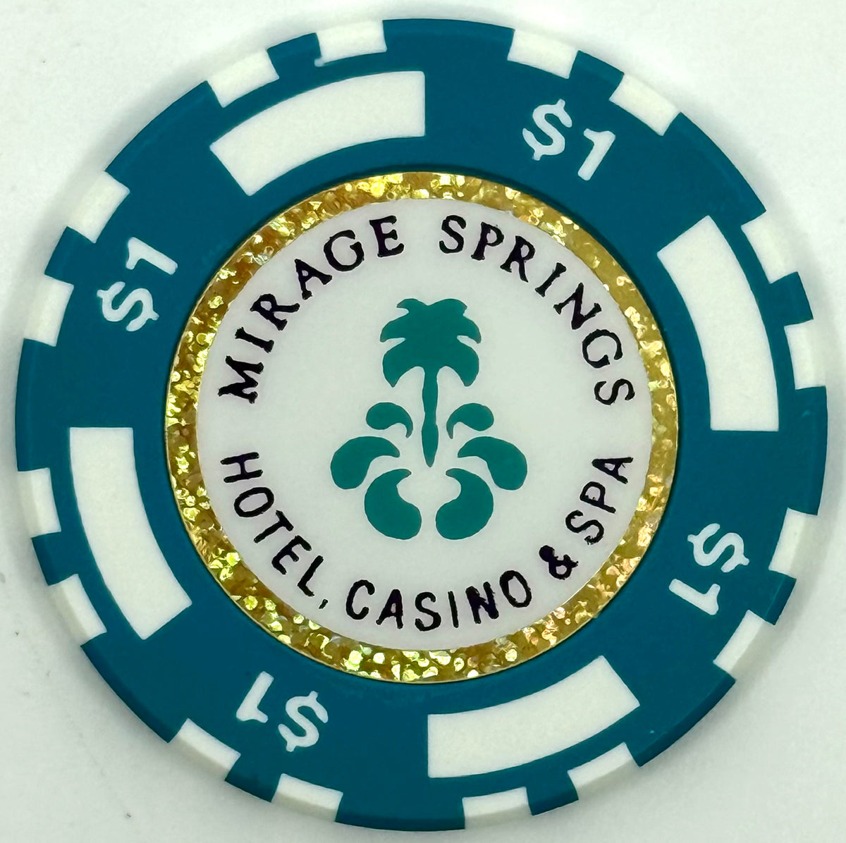 Mirage Springs Casino Desert Hot Springs CA $1 Chip